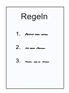 Symbolbild Regeln