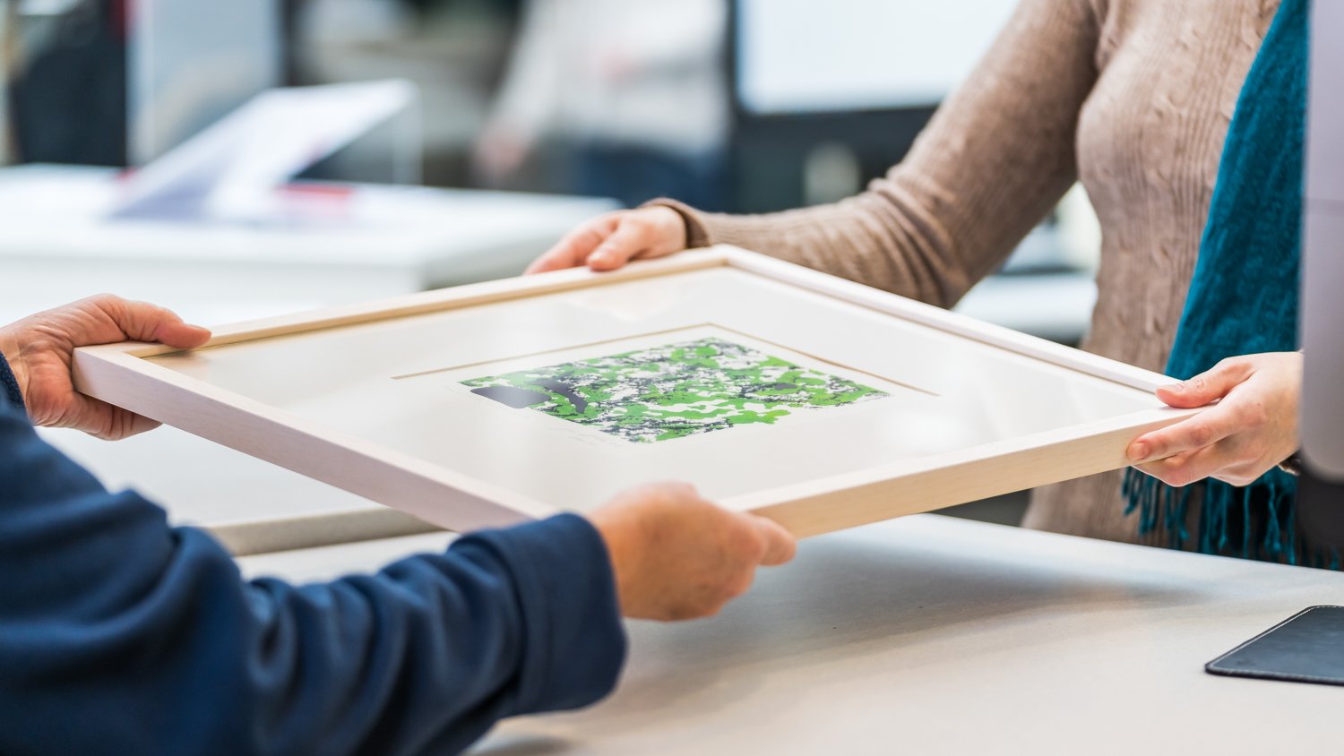 Bild Artothek Übergabe