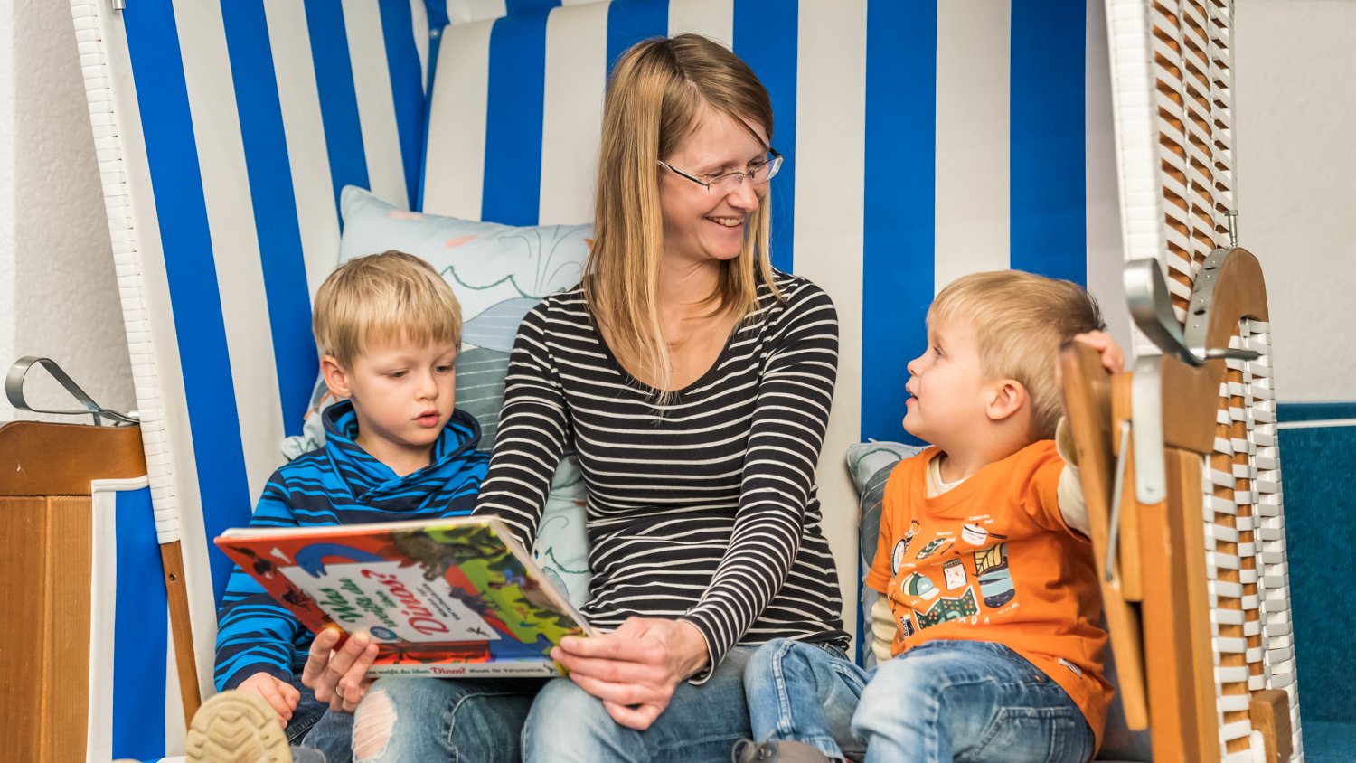 Kinderbibliothek Strandkorb